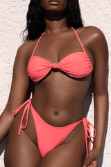 CAPRI COASTLINE KNOT TIE BIKINI TOP